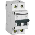 Выключатель автоматический двухполюсный ВА47-29 16А C 4,5кА | MVA25-2-016-C | GENERICA