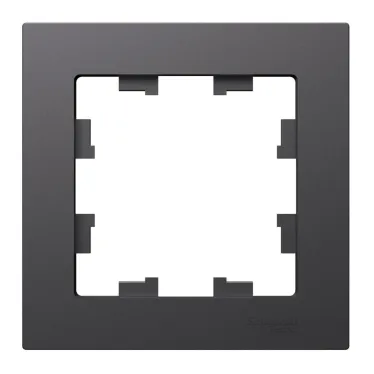 ATLASDESIGN 1-постовая РАМКА, БАЗАЛЬТ