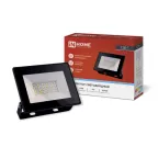 Прожектор светодиодный СДО-7 30Вт 230В 6500К IP65 черный | 4690612034621 | IN HOME