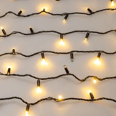 Светодиодная гирлянда ARD-STRING-CLASSIC-1000-BLACK-100LED-PULSE Warm (230V, 7W) (Ardecoled, IP65) | 031649 | Arlight