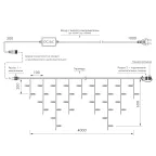 Светодиодная гирлянда ARD-EDGE-PRO-4000x600-WHITE-128LED-MILK-STD Warm (230V, 8W) (Ardecoled, IP65) | 034110 | Arlight