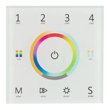 INTELLIGENT ARLIGHT Сенсорная панель DALI-901-11-1G-4SC-MIX-DT8-IN White (BUS/230V) (IARL, IP20 Пластик, 3 года) | 037196 | Arlight