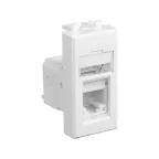 Компьютерная розетка "Белое облако" "Avanti" RJ-45 модульная, кат. 6, 1 мод | 4400291 | DKC