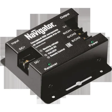 Контроллер для светодиодной ленты LED ND-CRGB360SENSOR-IP20-12V 360/720Вт12/24В IP20 | 71493 | Navigator