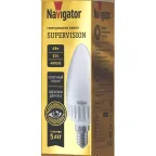 Лампа светодиодная NLL-C37-6-230-4K-E14-FR-SV | 80546 |  Navigator