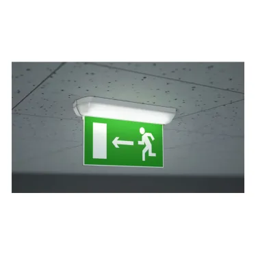 Светильник светодиодный пылевлагозащищенный с БАП TLM01 OL EM1 3 ч. 363х132х75мм 9Вт 5000K , 3 ч., РТ 650Лм IP65 опал | 85708 | TechnoLux