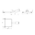 Кронштейн для уличных светильников на столб 430х260х130 D60мм | 903265403 | Gauss