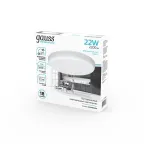 Светильник встраиваемый downlight Elementary Adjuastable Frameless FL круг 22W, 2200lm, 4000K, Ø167mm, монтаж 55-135, 1/40 | 9034460224 | Gauss