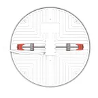Светильник встраиваемый downlight Elementary Adjustable Frameless FL круг 35W, 3200lm, 4000K, Ø223mm, монтаж 55-190, 1/30 | 9034460236 | Gauss