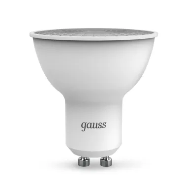 Лампа светодиодная LED 9 Вт 830 лм 6500К софит MR16 холодный GU10 AC 220В Black Gauss