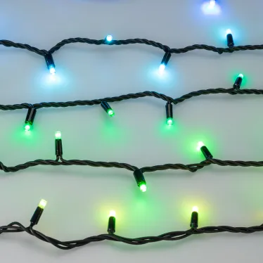 Светодиодная гирлянда ARD-STRING-PRO-10000-BLACK-95LED-LIVE RGBW-DMX (24V, 10W) (Ardecoled, IP65) | 031751 | Arlight