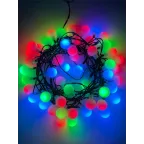 Гирлянда светодиодная  Нить Шарики d18мм, 5 м мультиколор,  ENIN - 18BM   220V, IP20 (36/648) | Б0047968 | ЭРА
