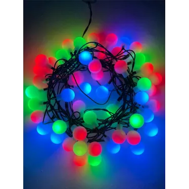 Гирлянда светодиодная  Нить Шарики d18мм, 5 м мультиколор,  ENIN - 18BM   220V, IP20 (36/648) | Б0047968 | ЭРА