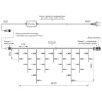 Светодиодная гирлянда ARD-EDGE-CLASSIC-2400x600-BLACK-88LED-PULSE White (230V, 6W) (Ardecoled, IP65) | 034916 | Arlight