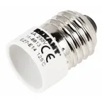 Переходник цокольный E27-E14 белый | 11-8813 | REXANT