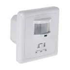 Датчик движения встраиваемый ДДВ 01, 160°, 300-1200 Вт, 10-2000 Лк, 9 м,10-420 сек. | 11-9208 | REXANT