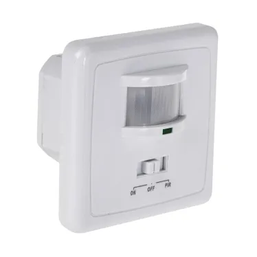 Датчик движения встраиваемый ДДВ 01, 160°, 300-1200 Вт, 10-2000 Лк, 9 м,10-420 сек. | 11-9208 | REXANT