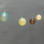 Тайские фонарики «Северное сияние» 3,5 м, прозрачный ПВХ, 20 LED, теплый белый, питание 2 х АА (батарейки не в комплекте) | 303-086 | NEON-NIGHT