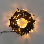 Гирлянда "Твинкл Лайт" 20 м, черный КАУЧУК, 240 диодов, цвет ТЕПЛЫЙ БЕЛЫЙ | 303-326 | NEON-NIGHT