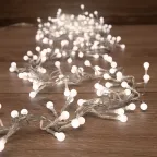 Гирлянда Мишура LED 6 м прозрачный ПВХ, 576 диодов, цвет белый | 303-615 | NEON-NIGHT