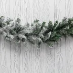 Заснеженный еловый шлейф 2.7 м, Ø 26 см, ПВХ | 307-122 | NEON-NIGHT