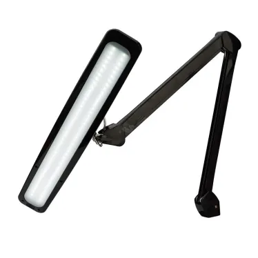 Настольная бестеневая лампа на струбцине , 84 LED, регулятор яркости, черная | 31-0411 | REXANT