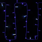 Гирлянда модульная  "Дюраплей LED"  20м  200 LED  белый каучук , мерцающий "Flashing" (каждый 5-й диод), Синяя | 315-183 | NEON-NIGHT