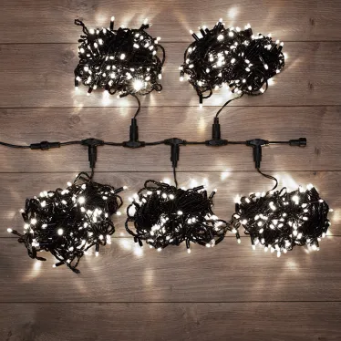 Гирлянда "LED ClipLight" 24V, 5 нитей по 20 метров, цвет диодов Белый | 323-505 | NEON-NIGHT