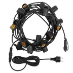 Белт-Лайт 10 м, черный каучук, шаг 50 см, 20 патронов, IP44 | 331-331 | NEON-NIGHT