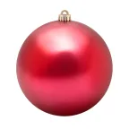 Елочная фигура Шар, 25 см, цвет красный глянцевый | 502-012 | NEON-NIGHT