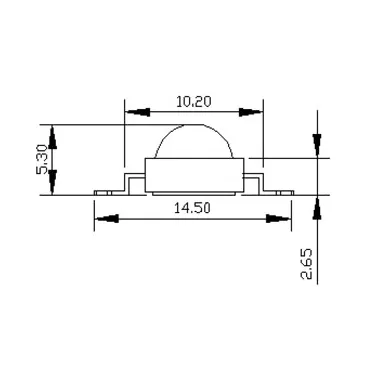 Мощный светодиод ARPL-3W-BCX45 Royal Blue | 020816 | Arlight