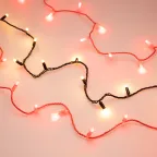 Светодиодная гирлянда ARD-STRING-CLASSIC-10000-RED-100LED-MILK-STD Red (230V, 7W) (Ardecoled, IP65) | 028210 | Arlight