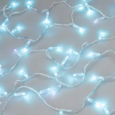 Светодиодная гирлянда ARD-STRING-CLASSIC-10000-CLEAR-100LED-FLASH Azure (230V, 7W) (Ardecoled, IP65) | 025784 | Arlight