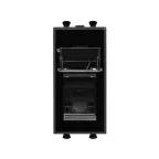 Компьютерная розетка "Черный квадрат" Avanti RJ-45 модульная, кат. 5е , 1 мод | 4402461 | DKC