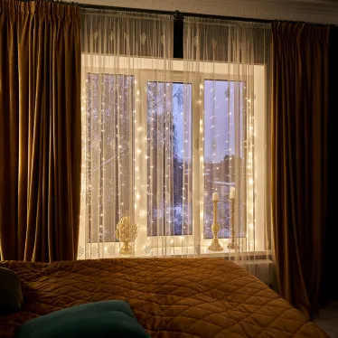 Гирлянда "Светодиодный Дождь"  2,5x2 м, свечение с динамикой, прозрачный провод, 230 В, диоды ТЕПЛЫЙ БЕЛЫЙ | 235-056 | NEON-NIGHT