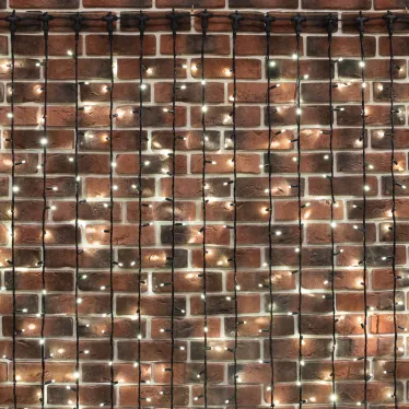 Гирлянда "Светодиодный Дождь" 2х6м, эффект водопада, черный провод, 230 В, диоды БЕЛЫЕ, 1500 LED | 235-265 | NEON-NIGHT