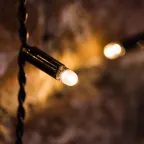 Гирлянда светодиодная Дождь 2х6 м, постоянное свечение, черный провод, 230 В, диоды ТЕПЛЫЙ БЕЛЫЙ | 235-376 | NEON-NIGHT