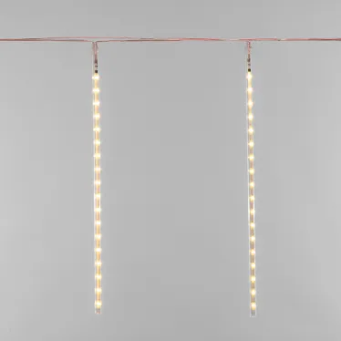 Гирлянда "Тающие сосульки" светодиодная, 8 шт х 50 см, шаг 40 см, 230 В, Теплые Белые светодиоды | 256-416 | NEON-NIGHT