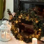 Гирлянда "Твинкл Лайт" 6 м, темно-зеленый ПВХ, 40 LED, цвет ТЕПЛЫЙ БЕЛЫЙ | 303-026 | NEON-NIGHT