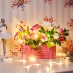 Гирлянда Твинкл Лайт 4 м, прозрачный ПВХ, 25 LED, цвет ТЕПЛЫЙ БЕЛЫЙ | 303-166 | NEON-NIGHT