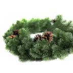 Еловый венок с шишками Ø 45см, Литой | 307-144 | NEON-NIGHT