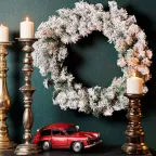 Заснеженный еловый венок Ø 60 см, ПВХ | 307-148 | NEON-NIGHT