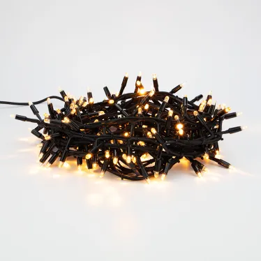 Гирлянда Кластер 10 м, 200 LED, черный каучук, IP67, соединяемая, цвет свечения теплый белый | 315-256 | NEON-NIGHT