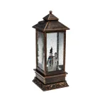 Декоративный фонарь с эффектом снегопада и подсветкой Новый год | 501-161 | NEON-NIGHT