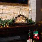 Декоративный светильник Подсвечник с эффектом снегопада | 501-164 | NEON-NIGHT