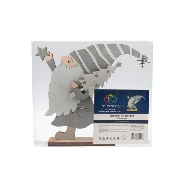 Деревянная фигурка «Гномик» 17х4х15 см | 504-004 | NEON-NIGHT