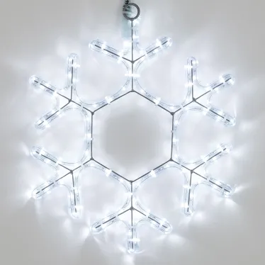 Фигура ARD-SNOWFLAKE-M7-450x375-108LED White (230V, 6.5W) (Ardecoled, IP65) | 034249 | Arlight