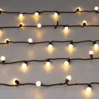 Светодиодная гирлянда ARD-BALL-CLASSIC-D17.5-10000-BLACK-100LED WARM (230V, 7W) | 025584 | Arlight