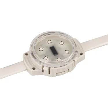 Модуль управляемый SOLEX-DMX-3535-6-24V RGB 120deg (D40x16mm, 1.5W, IP67) | 028882 | Arlight