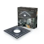 Светильник точечный встраиваемый Backlight BL126 Квадрат. Черный, Gu5.3, 3W, LED 4000K | BL126 | Gauss